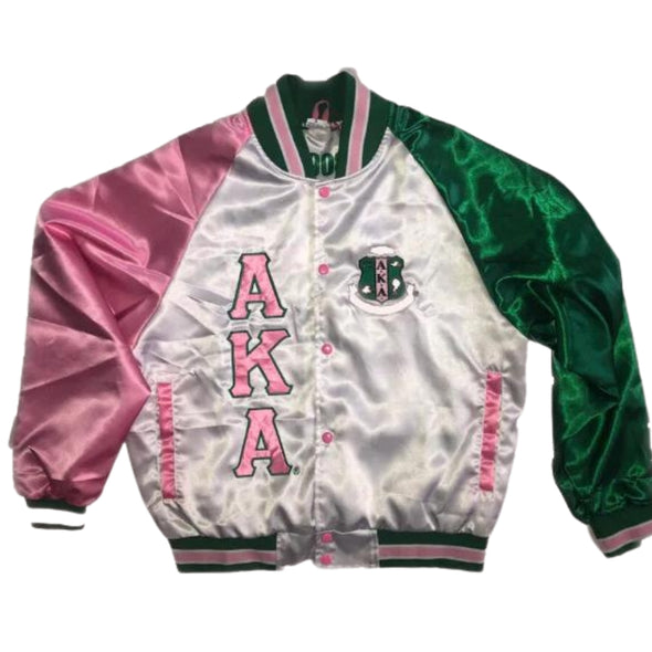 AKA Silk Baseball Jacket