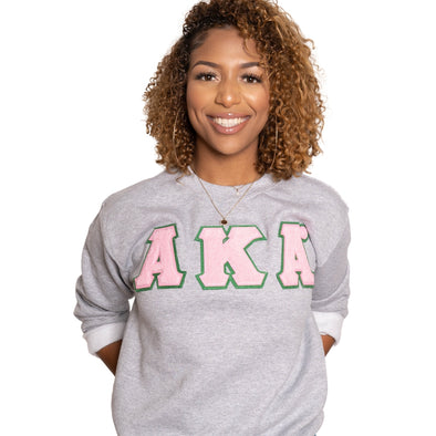 AKA Sweatshirt Chenille Letters