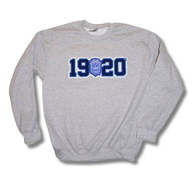 Zeta 1920 Crewneck Sweatshirt (Chenille Letters)