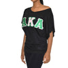 AKA Dolman Sleeve with Twill Letters