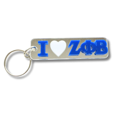 Zeta Love Keychain