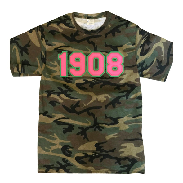 AKA 1908 Camo T-shirt