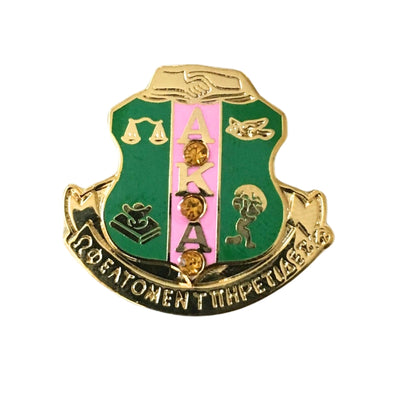 AKA Crest Lapel Pin