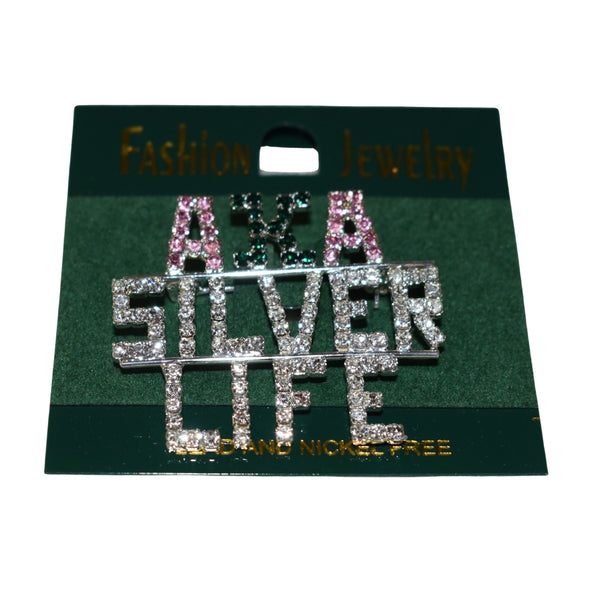 AKA Silver Life Pin