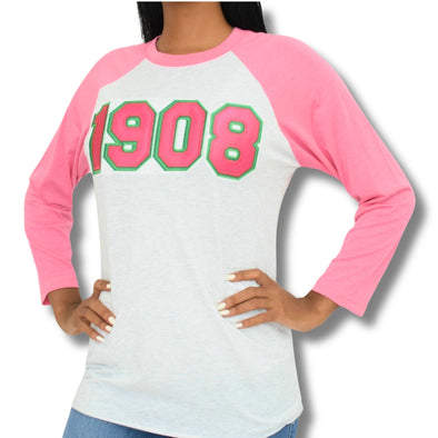 AKA 3/4 Raglan 1908 Shirt