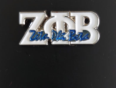 Zeta Phi Beta Signature Pin