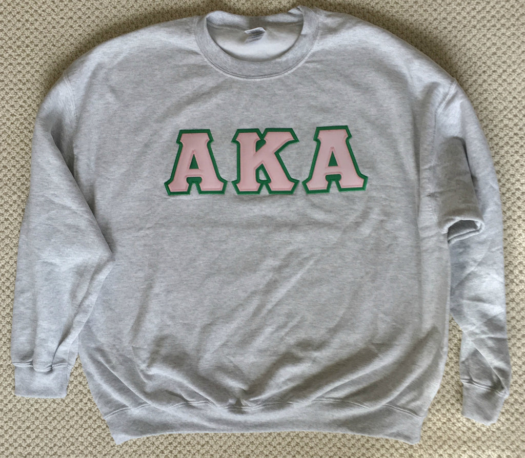 AKA Lettered Sweatshirt – J Mar Greek Life